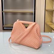 Forubags BV Triangle Bubble Calfskin Leather Bag Peachy – 44054 – 24×16×8 cm - 5
