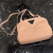 Forubags BV Triangle Bubble Calfskin Leather Bag Peachy – 440998– 35x12x6.5 cm - 4