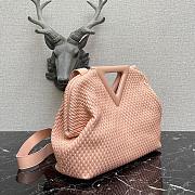 Forubags BV Triangle Bubble Calfskin Leather Bag Peachy – 440998– 35x12x6.5 cm - 6