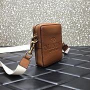 Forubags Valentino Garavani Identity Shoulder Bag Brown – 0954# – 12x4.5x16 cm - 4