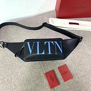 Forubags Valentino Warren Shoulder Bag Imported SA Leather Blue – 0046# – 23×4.5×13 cm - 4