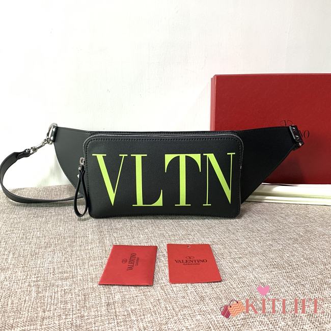 Forubags Valentino Warren Shoulder Bag Imported SA Leather Green – 0046# – 23×4.5×13 cm - 1