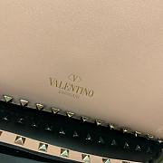 Forubags Valentino Rockstud Bag Smooth Cowhide Pink – 0037B – 26×11×22cm  - 6