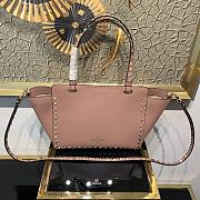 Forubags Valentino Rockstud Bag Smooth Cowhide Pink – 0037B – 26×11×22cm  - 4