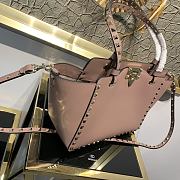 Forubags Valentino Rockstud Bag Smooth Cowhide Pink – 0037B – 26×11×22cm  - 2