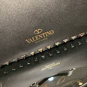 Forubags Valentino Rockstud Bag Smooth Cowhide Black – 0037B – 26×11×22cm  - 6