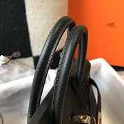 Forubags Hermes Birkin Tote Bag Black Golden 13x18x25 cm - 2