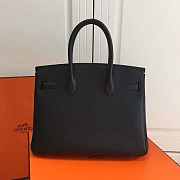 Forubags Hermes Birkin Tote Bag Black Golden - 40x29x20 cm - 3