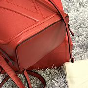 Forubags Valentino Vlogo Walk Calfskin Bucket Bag Red  – 2054 – 15×10×20 cm - 3