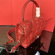 Forubags Valentino Candystub Genuine Bag Red – 0055 – 23×11×17 cm - 4