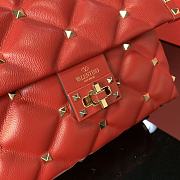 Forubags Valentino Candystub Genuine Bag Red – 0055 – 23×11×17 cm - 3