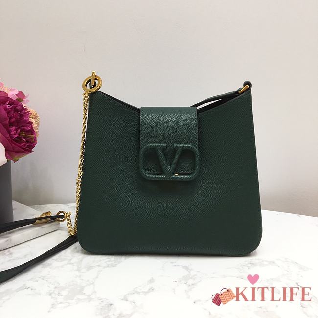 Forubags Valentino VSling Handbag Green – 0802# – 24x6x21  - 1