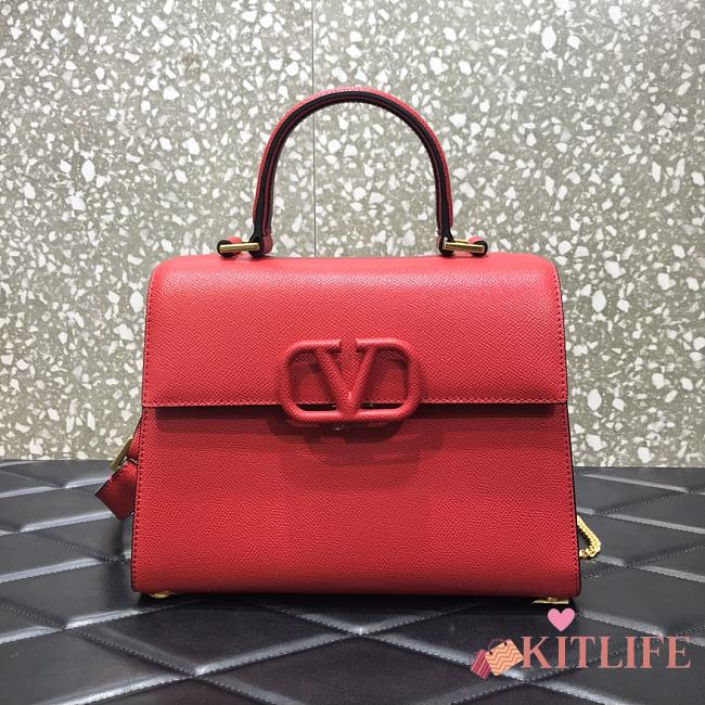 Forubags Valentino Garavani VSling Handbag Red – 2828# – 25.5x12x19 cm - 1
