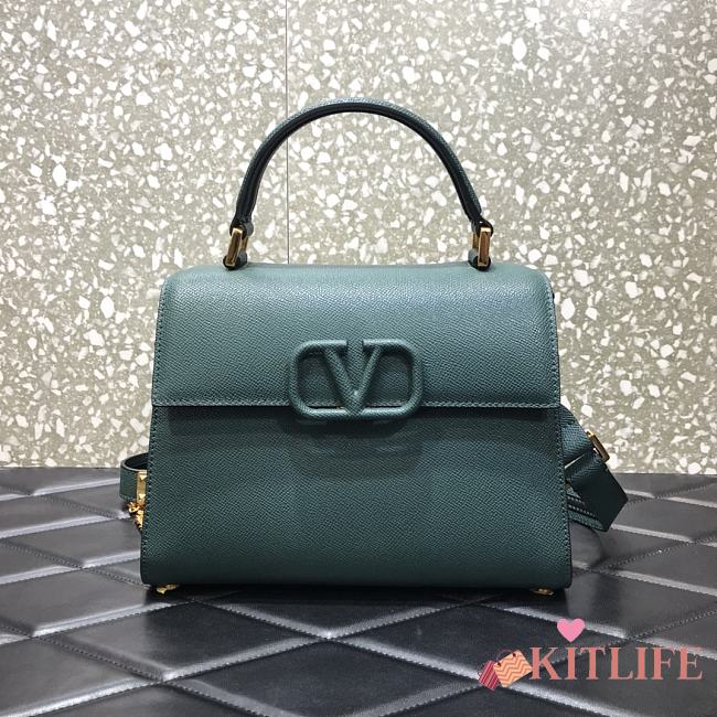 Forubags Valentino Garavani VSling Handbag Deep Green – 2828# – 25.5x12x19 cm - 1