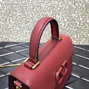 Forubags Valentino Garavani VSling Handbag Bordeaux – 2828# – 25.5x12x19 cm - 2