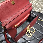 Forubags Valentino Garavani VSling Handbag Bordeaux – 2828# – 25.5x12x19 cm - 6