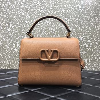 Forubags Valentino Garavani VSling Handbag Brown – 2828# – 25.5x12x19 cm