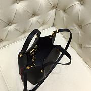 Forubags Valentino Garavani Escape Pebbled Calfskin Shopping Bag Black – 2070# – 31x25x15 cm - 5
