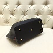 Forubags Valentino Garavani Escape Pebbled Calfskin Shopping Bag Black – 2070# – 31x25x15 cm - 6
