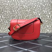 Forubags Valentino Garavani SuperVee Calf  Leather Crossbody Small Bag Red – 3008# – 18x13x7 cm - 6