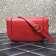 Forubags Valentino Garavani SuperVee Calf  Leather Crossbody Medium Bag Red – 2009# – 26.5x9x16 cm - 6