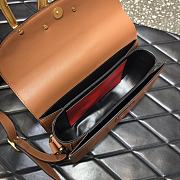 Forubags Valentino Garavani SuperVee Calf  Leather Crossbody Medium Bag Brown – 2009# – 26.5x9x16 cm - 3