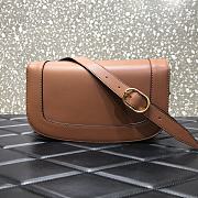 Forubags Valentino Garavani SuperVee Calf  Leather Crossbody Medium Bag Brown – 2009# – 26.5x9x16 cm - 5
