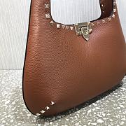 Forubags Valentino Garavani Twinkle Studs Grained Calfskin Brown – 20077# – 36x23x4 cm - 6