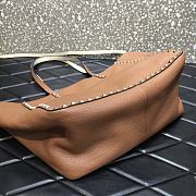 Forubags Valentino Double-Sided Grain Cowhide Shopping Bag White – 3030# – 33 cm - 4