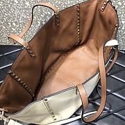 Forubags Valentino Double-Sided Grain Cowhide Shopping Bag White – 3030# – 33 cm - 6