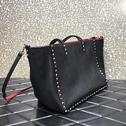 Forubags Valentino Double-Sided Grain Cowhide Shopping Bag Red – 3030# – 33 cm - 2