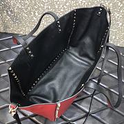 Forubags Valentino Double-Sided Grain Cowhide Shopping Bag Red – 3030# – 33 cm - 5