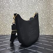 Forubags Valentino Garavani Identity calfskin HOBO Handbag Black – 0957# – 30x9x27 cm - 3