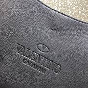 Forubags Valentino Garavani Identity calfskin HOBO Handbag Black – 0957# – 30x9x27 cm - 6