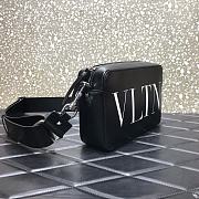 Forubags Valentino Imported Leather Belt Bag Bright White VLTN Printing – 0959# – 23x13x7 cm - 2