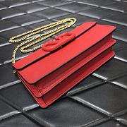 Forubags Valentino V Gold Chain Handbag Red – 061# – 20x5.5x10 cm - 2