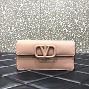 Forubags Valentino V Gold Chain Handbag Pink – 061# – 20x5.5x10 cm - 1