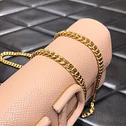 Forubags Valentino V Gold Chain Handbag Pink – 061# – 20x5.5x10 cm - 2