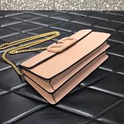 Forubags Valentino V Gold Chain Handbag Pink – 061# – 20x5.5x10 cm - 3