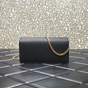 Forubags Valentino V Gold Chain Handbag Black – 061# – 20x5.5x10 cm - 4
