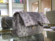 Forubags Bvlgari Silver Snake Handbag - 287993 – 22.5x15x10 cm - 5