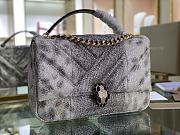 Forubags Bvlgari Silver Snake Handbag - 287993 – 22.5x15x10 cm - 3