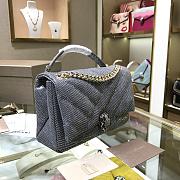 Forubags Bvlgari Grey Snake Handbag - 287993 – 22.5x15x10 cm - 5