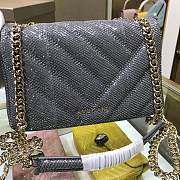 Forubags Bvlgari Grey Snake Handbag - 287993 – 22.5x15x10 cm - 4