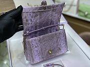 Forubags Bvlgari Snake Purple Handbag - 290472 – 17.5x12x7cm - 6