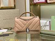 Forubags Bvlgari Serpenti Cabochon Handbag Beige - 287993 – 22.5x15x10 cm - 1