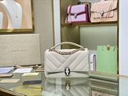 Forubags Bvlgari Serpenti Cabochon Handbag White - 287993 – 22.5x15x10 cm - 1