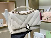 Forubags Bvlgari Serpenti Cabochon Handbag White - 287993 – 22.5x15x10 cm - 2