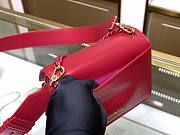 Forubags Bvlgari Serpenti Forever Chain Bag Lambskin With Gold-Plated Red – 25x17x 8 cm - 6