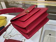 Forubags Bvlgari Serpenti Forever Chain Bag Lambskin With Gold-Plated Red – 25x17x 8 cm - 3